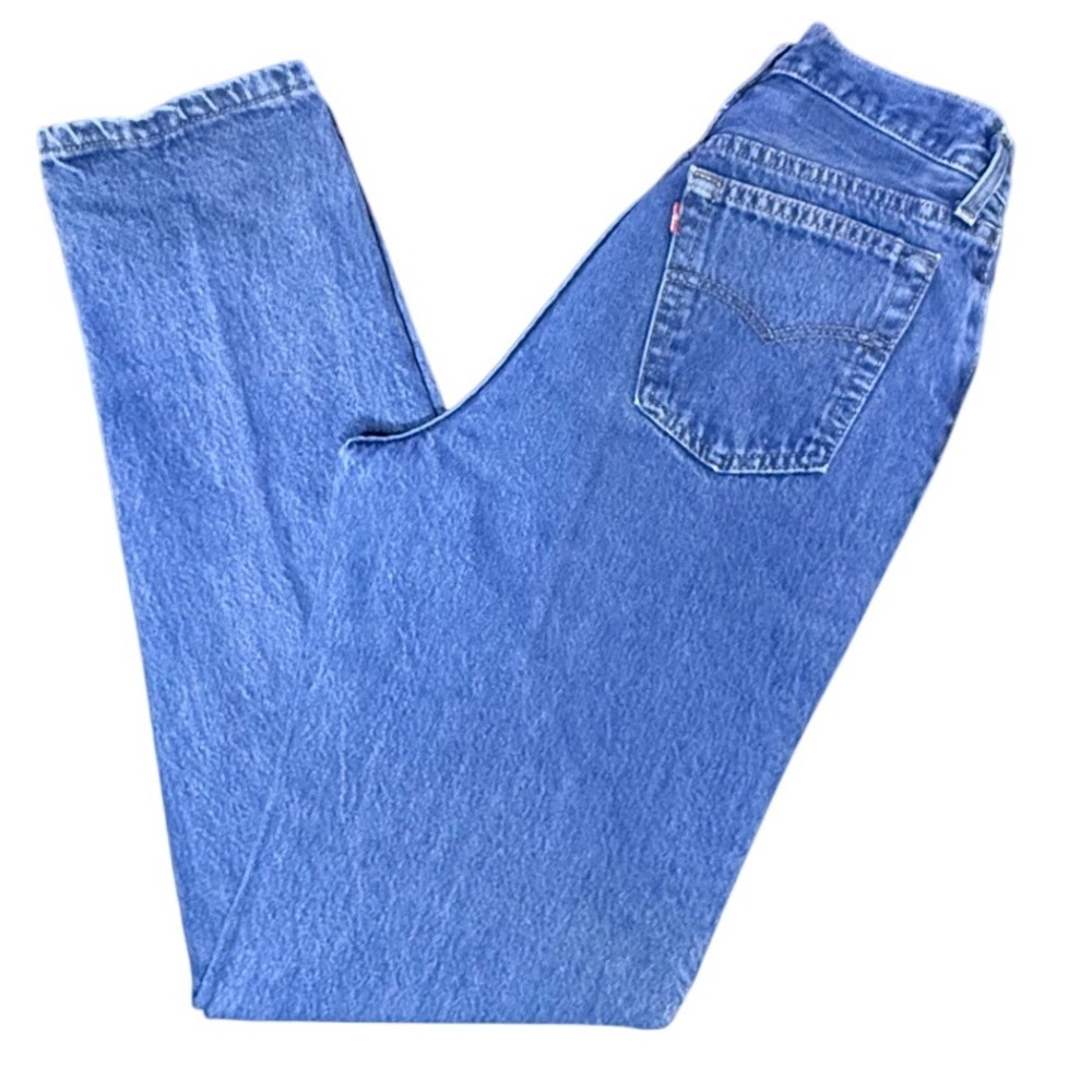 Levi's 501 Jeans Button Fly High Waist Straight Leg Denim Size 11 M 1990's 1992